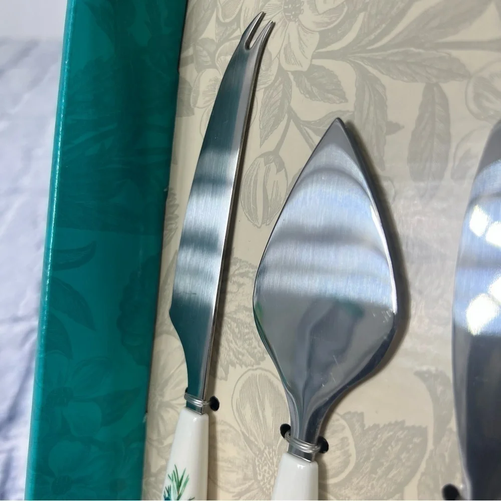 Pioneer Woman Wishful Winter 4-Piece Holiday Cheese Knife Set NEW in box